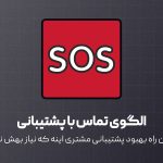 الگوی تماس با پشتیبانی